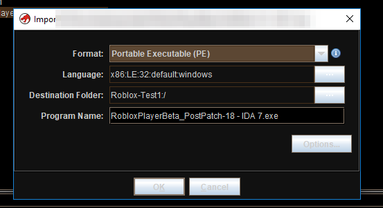 Tutorial How To Use Roblox With Ghidra - eeeeeeee roblox
