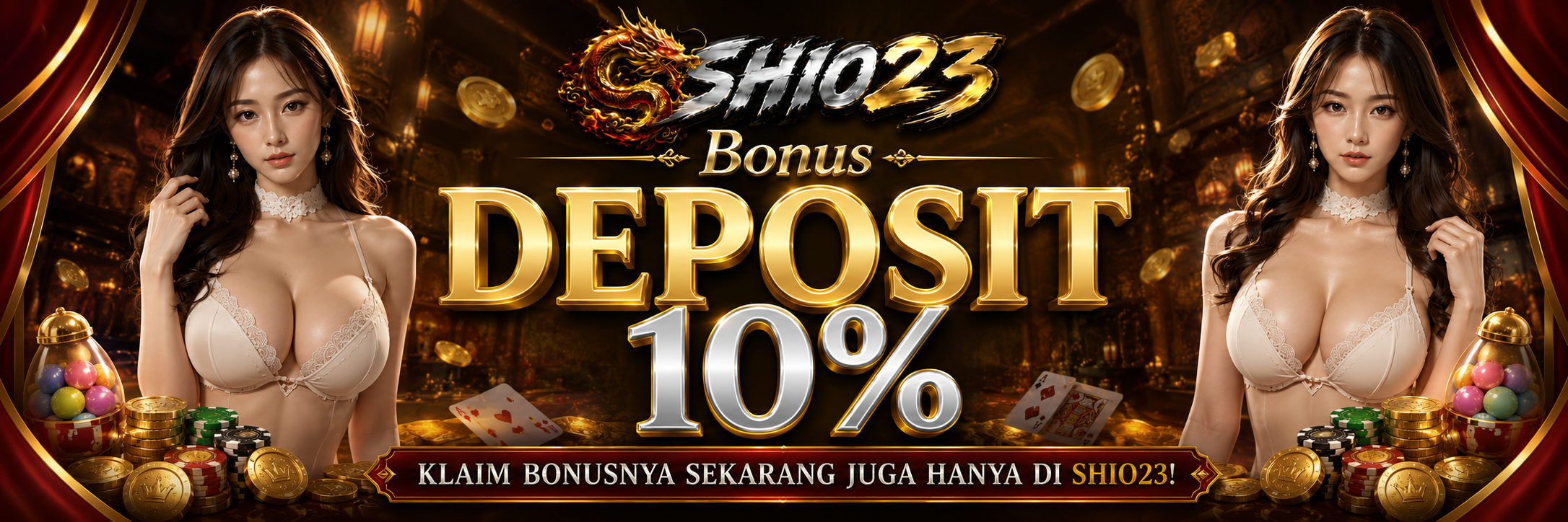 Shio23 Memberikan Bonus Setiap Deposit Sebesar 10%