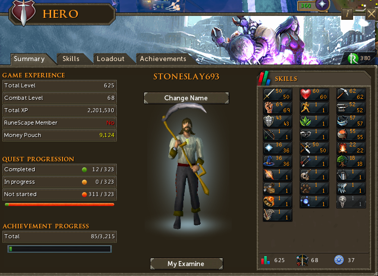 [ 300+ DONOR ] Selling RS3 Mains / Ironman / Other Accounts Sell