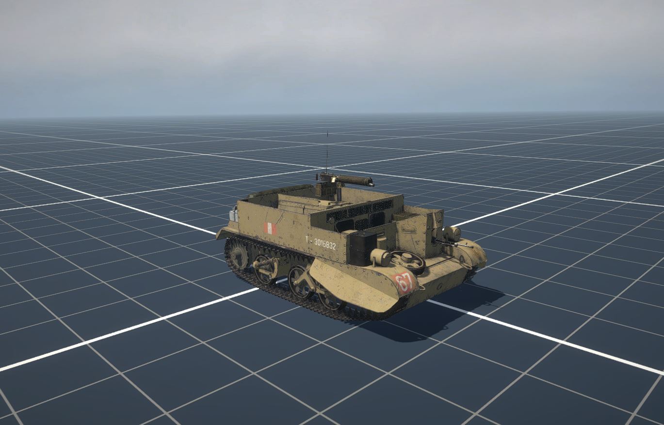 Universal Carrier with Vickers HMG