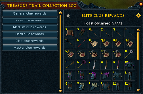 After 1 729 Medium Clues I Have Completed The Medium Collection Log R Runescape