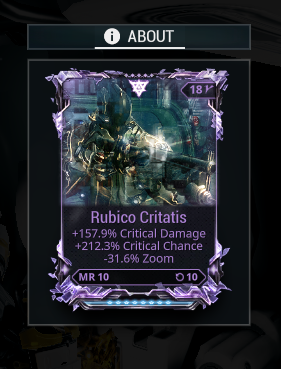 Selling the Rubico for 4.5-5k Platnium - Trading Post - Warframe Forums