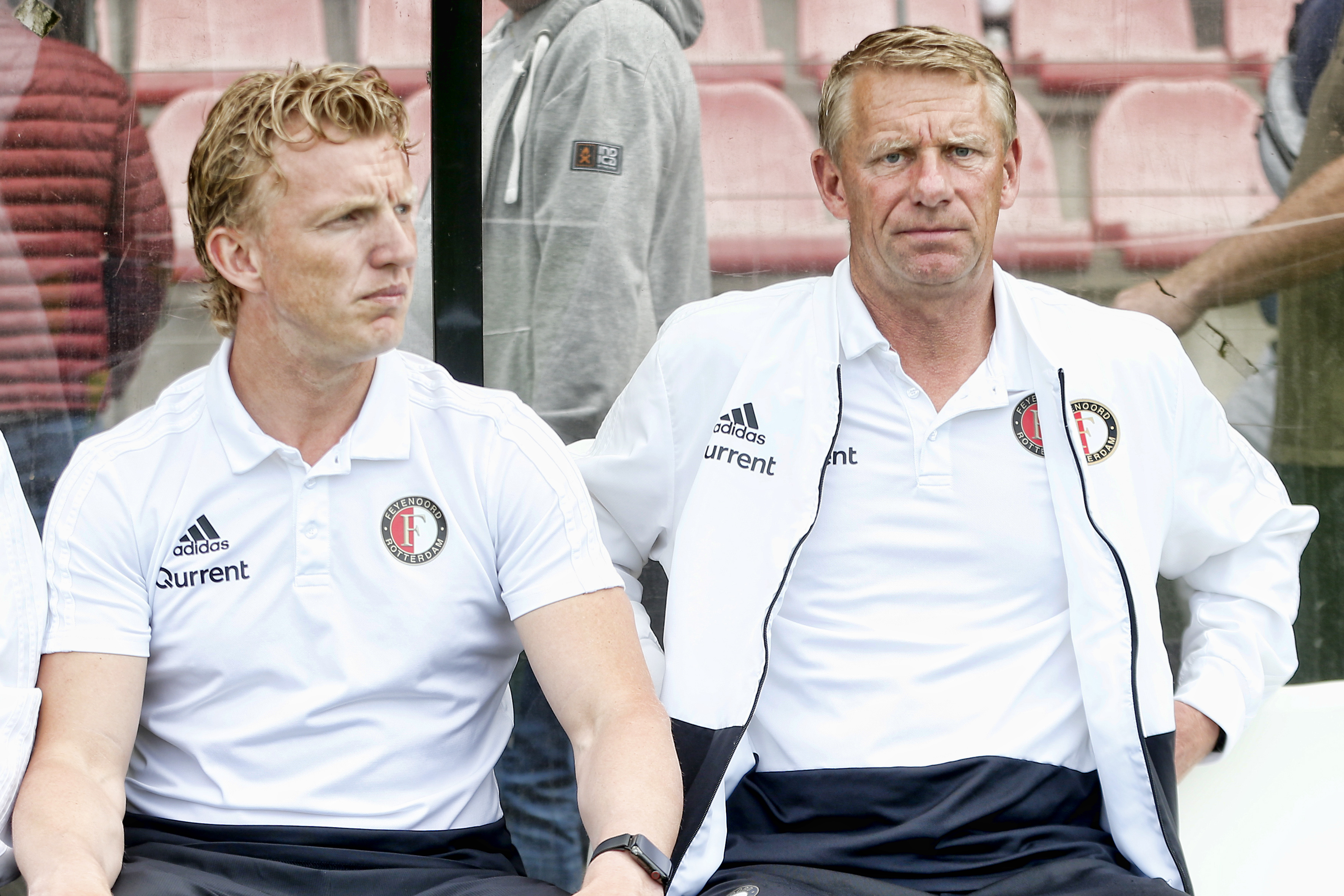 Kuyt als trainer van Feyenoord onder negentien.