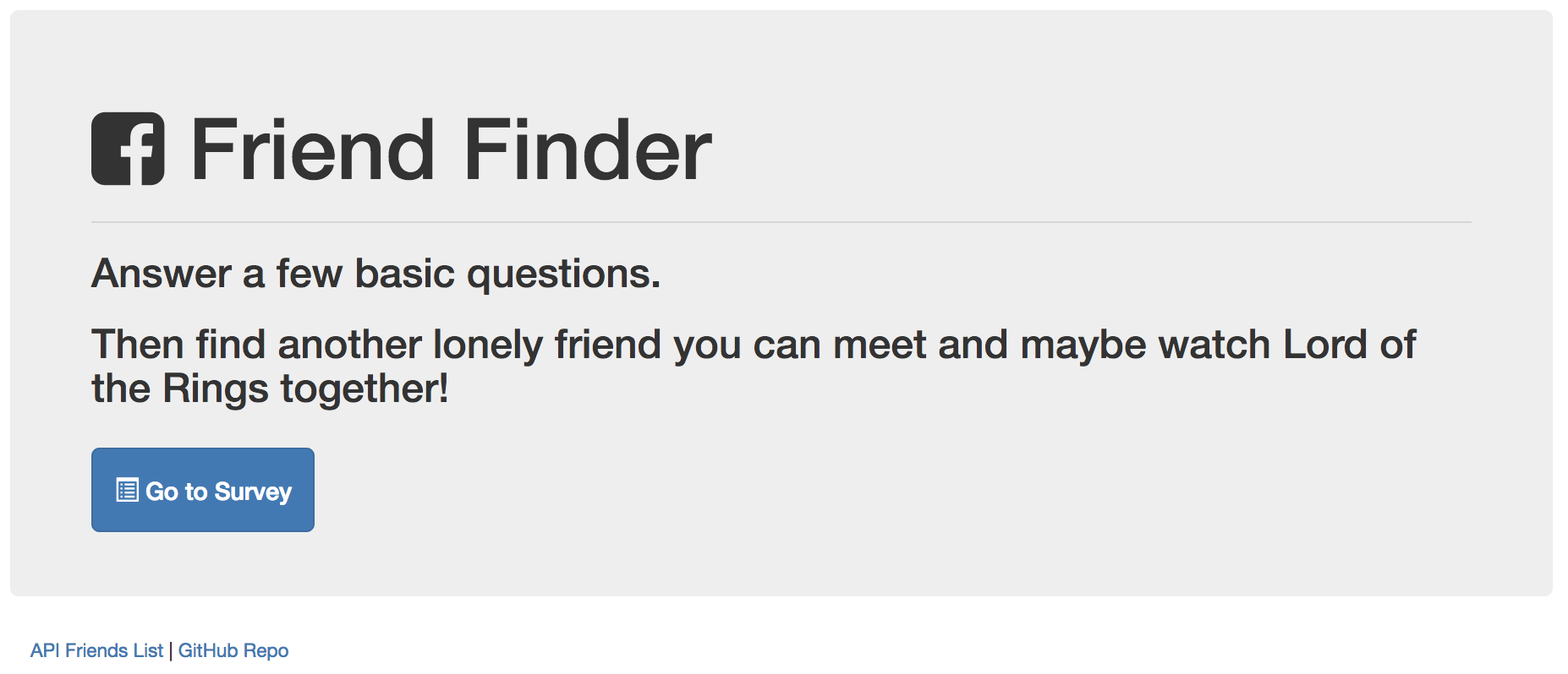 Friend Finder