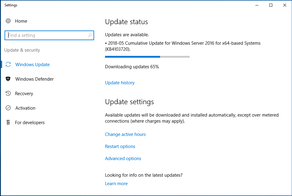 Installing Updates