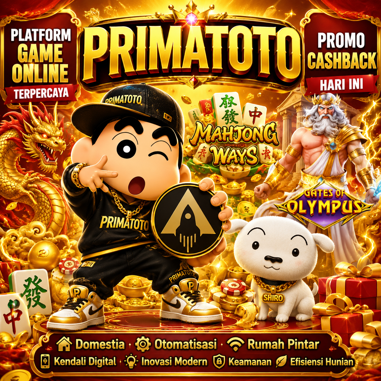 PRIMATOTO | Domestia Otomatisasi Rumah Pintar Kendali Digital Inovasi Modern Keamanan Efisiensi Hunian