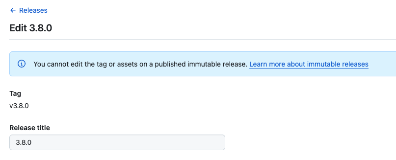 Cannot Edit tag or asset