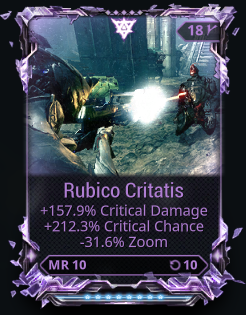 WTS the Riven Rubico Critatis for 3.5k Platnium - PC: Trading Post ...