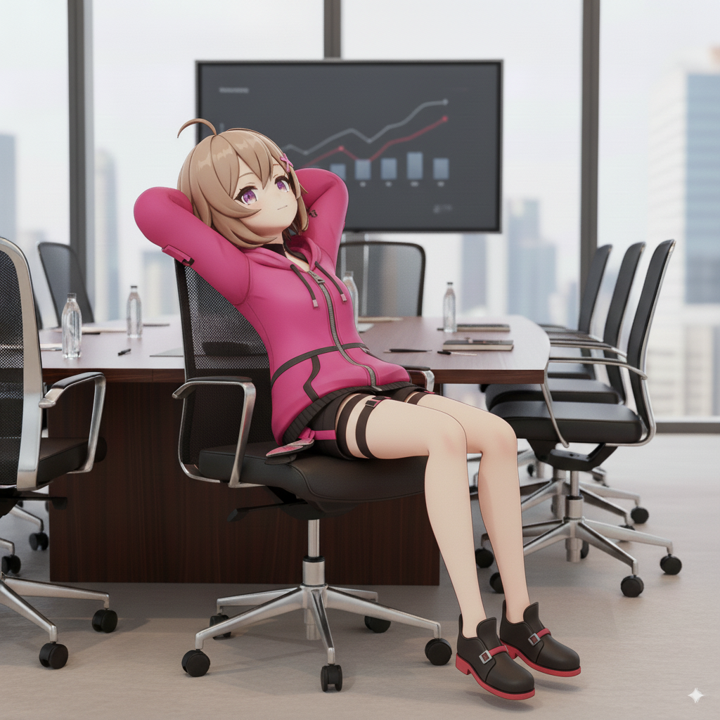 このままくるくる回っているAIはりす