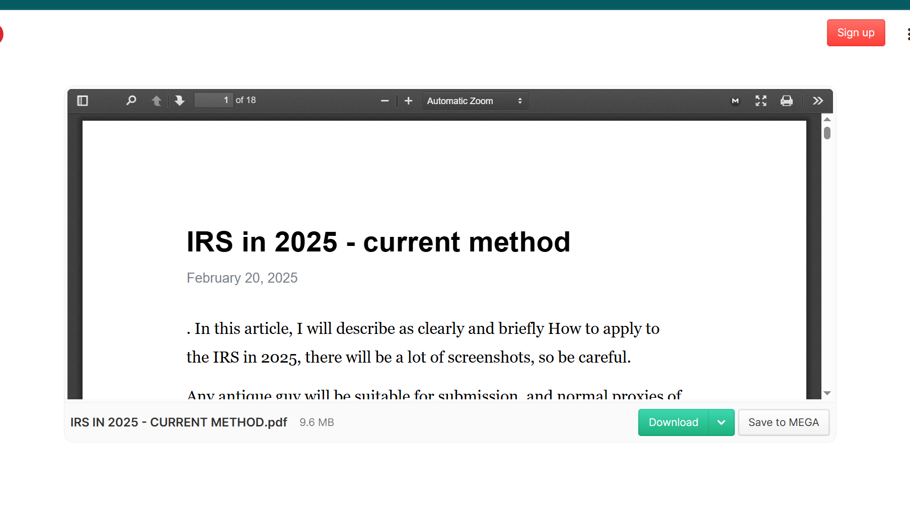 IRS IN   - CURRENT METHOD 45$📌Fresh-Method✅-High-Quality-PDF-✅Latest-