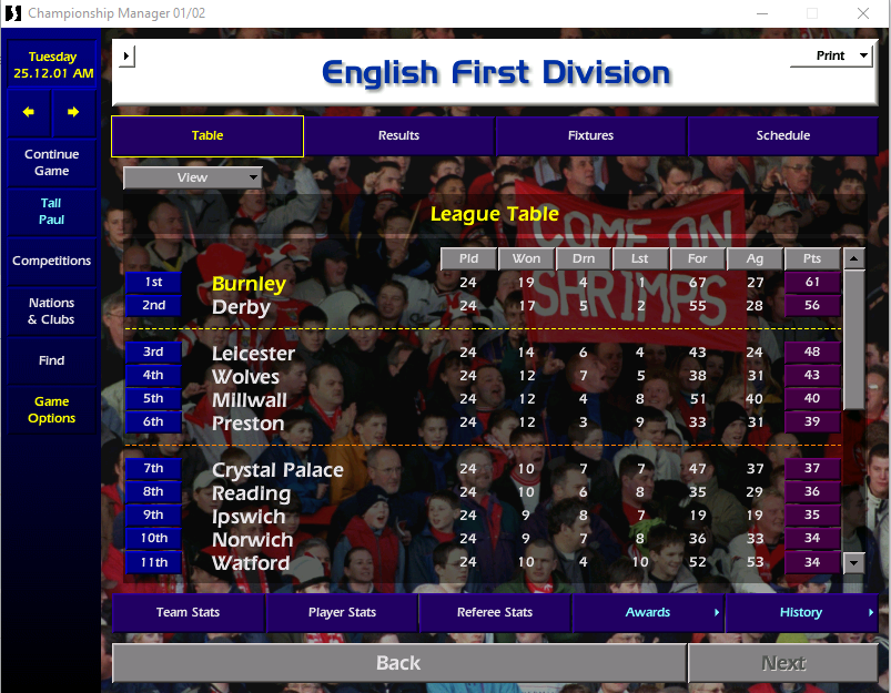 championship manager 01/02 fee