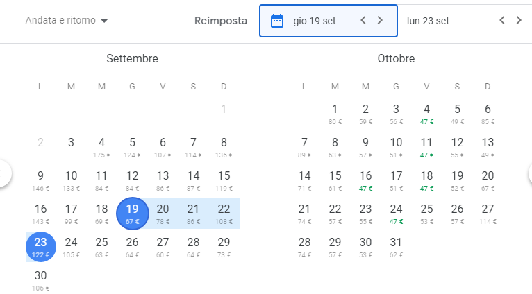 Calendario google fligt