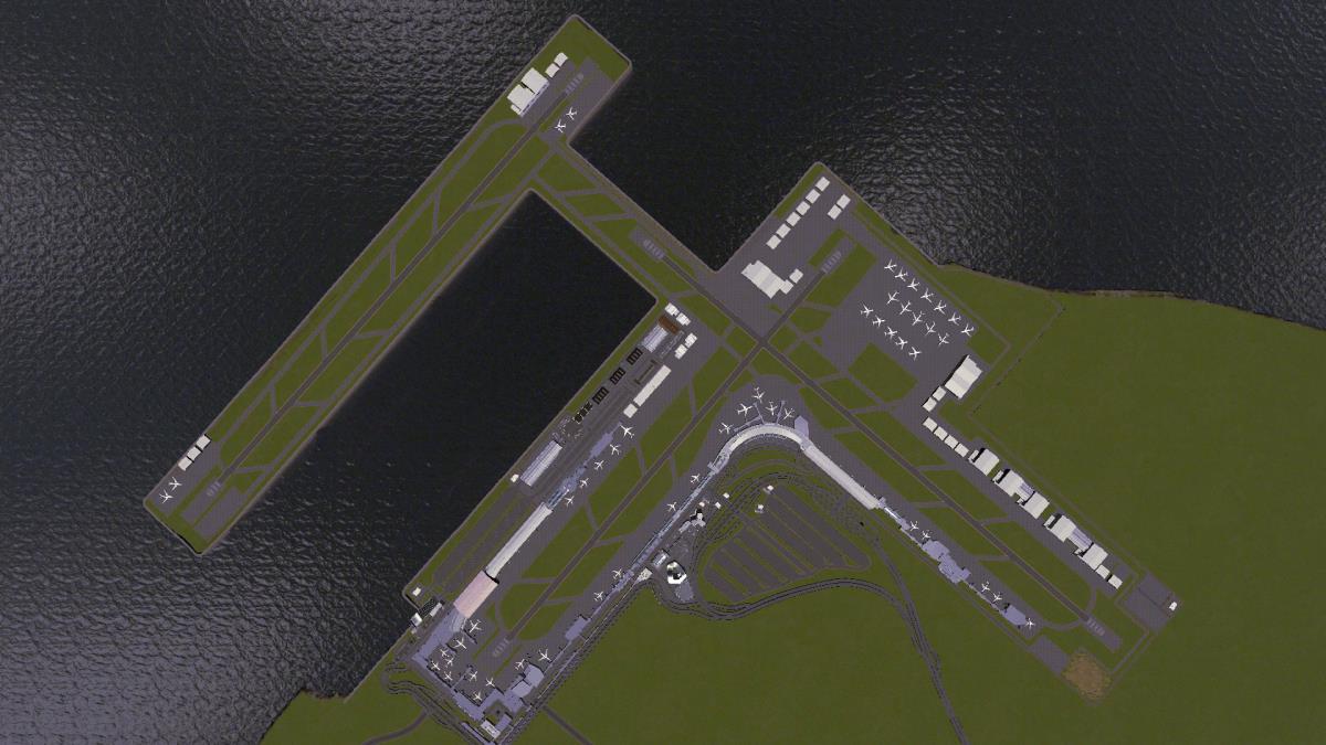 cities skylines airport layout