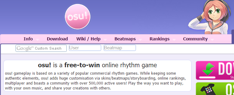 OSU! jogo online gratuito em