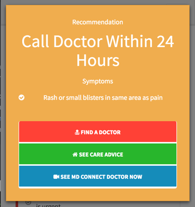 Triage Options Layout