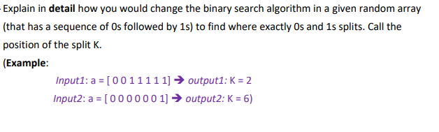 Solved - Explain in detail how you would change the binary | Chegg.com