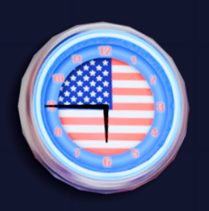 Murica Shop Clock