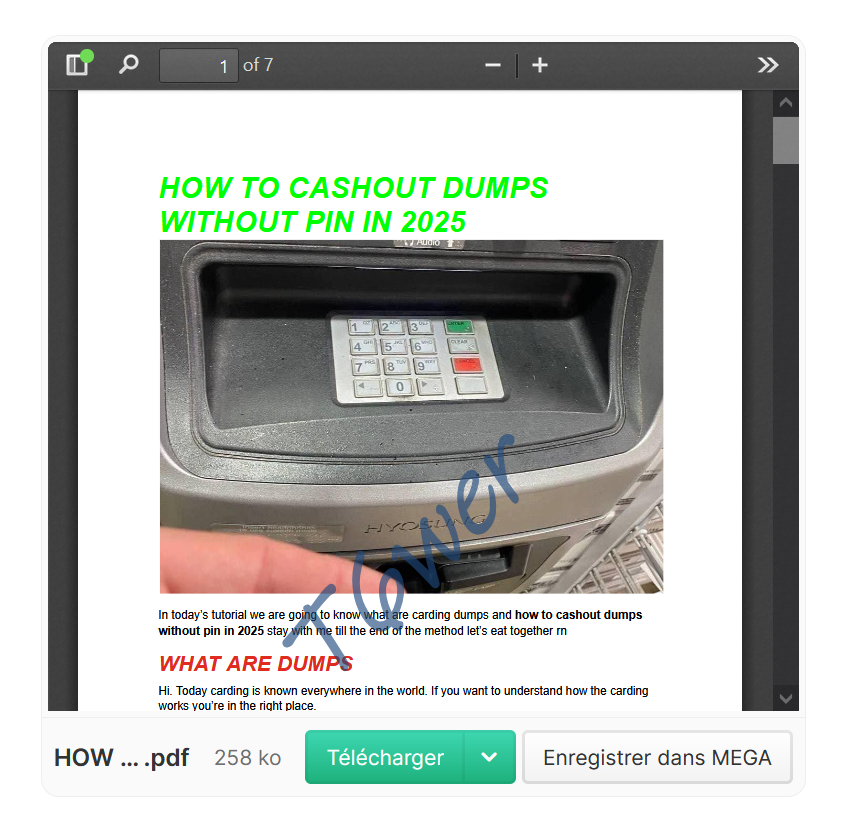 HOW TO CASHOUT DUMPS WITHOUT PIN IN  📌Fresh-Method✅-High-Quality-PDF-✅Latest-