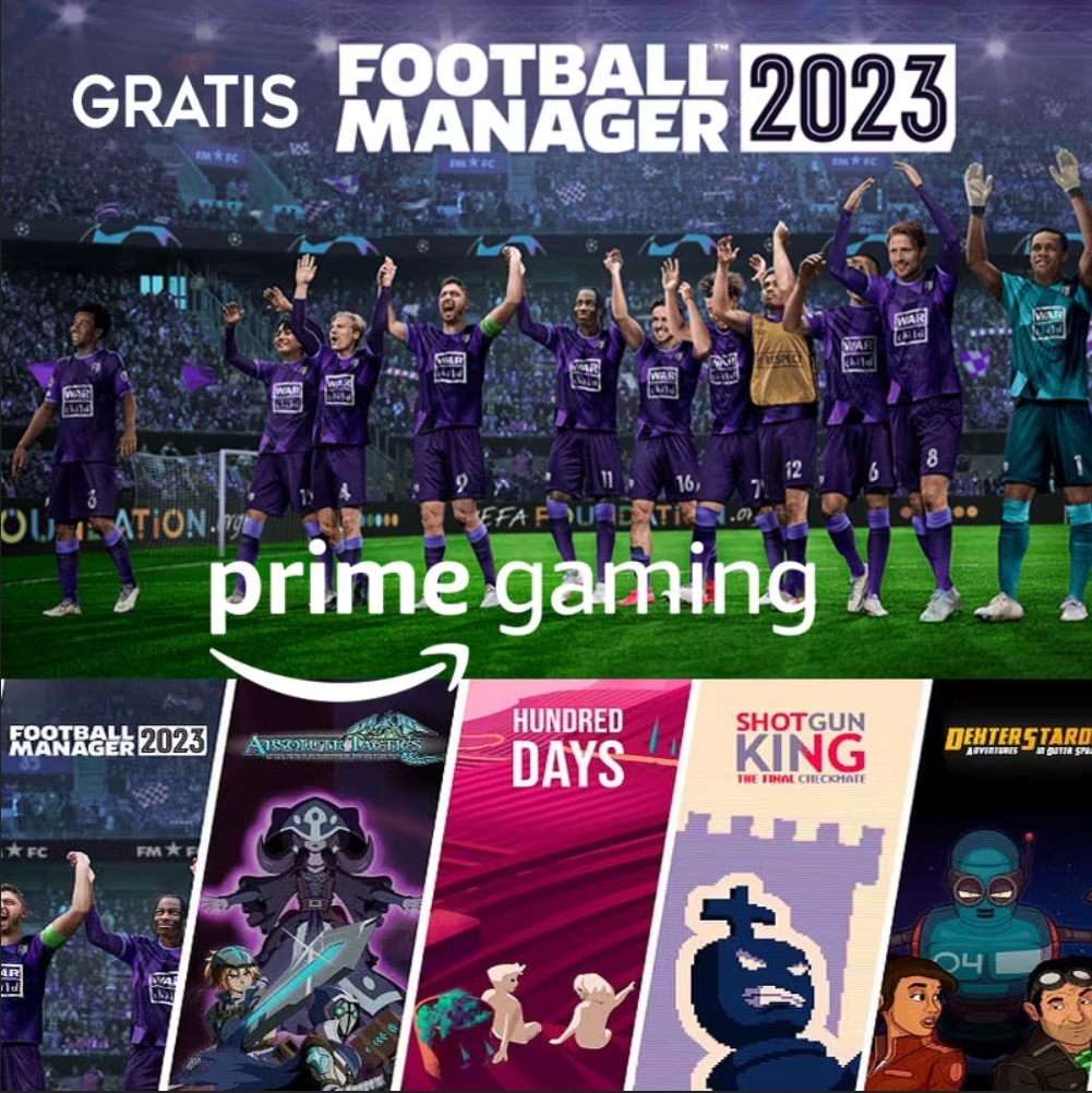 Football Manager 23 está gratuito no  Prime Gaming