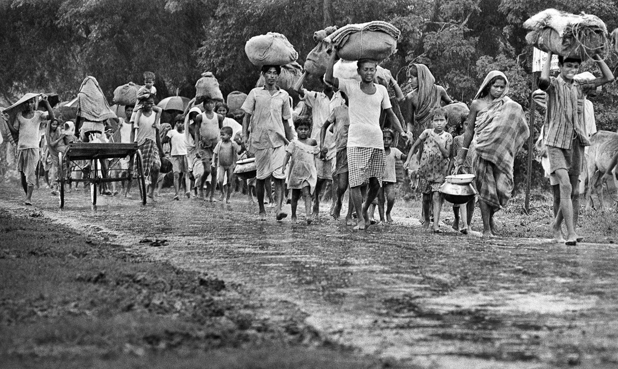 Figure 1. East Pakistani refugees entering India in 1971 [14]