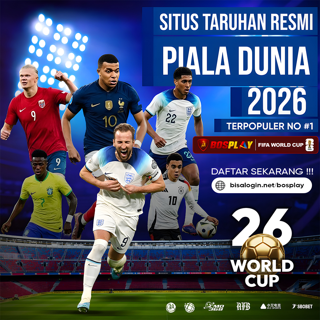 BOSPLAY Agen Taruhan Judi Bola Online Piala Dunia 2026 Paling Terpopuler