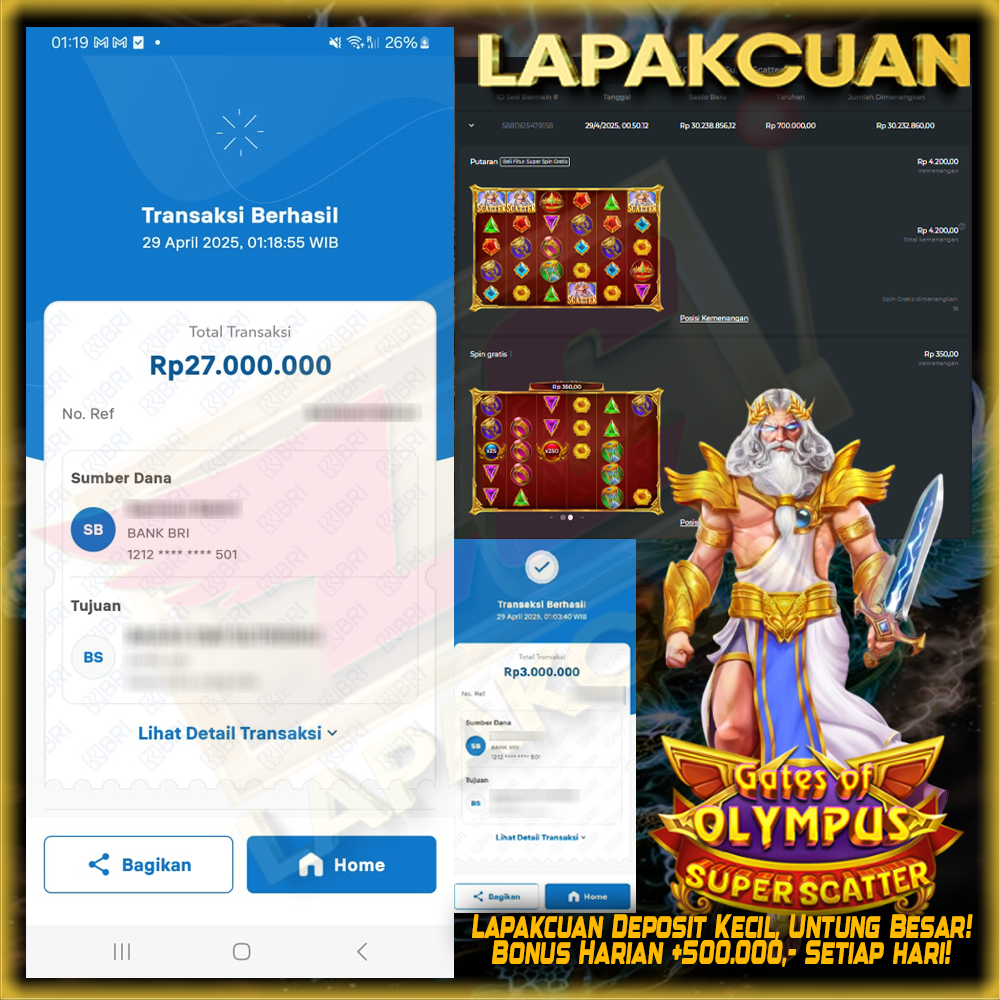 Lapakcuan bonus absensi