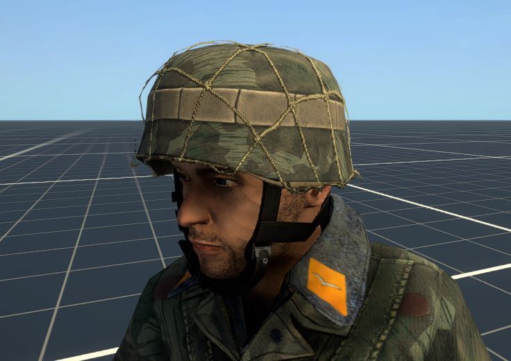 Fallschirmjäger  (Camo AFRIKA NET) Helmet