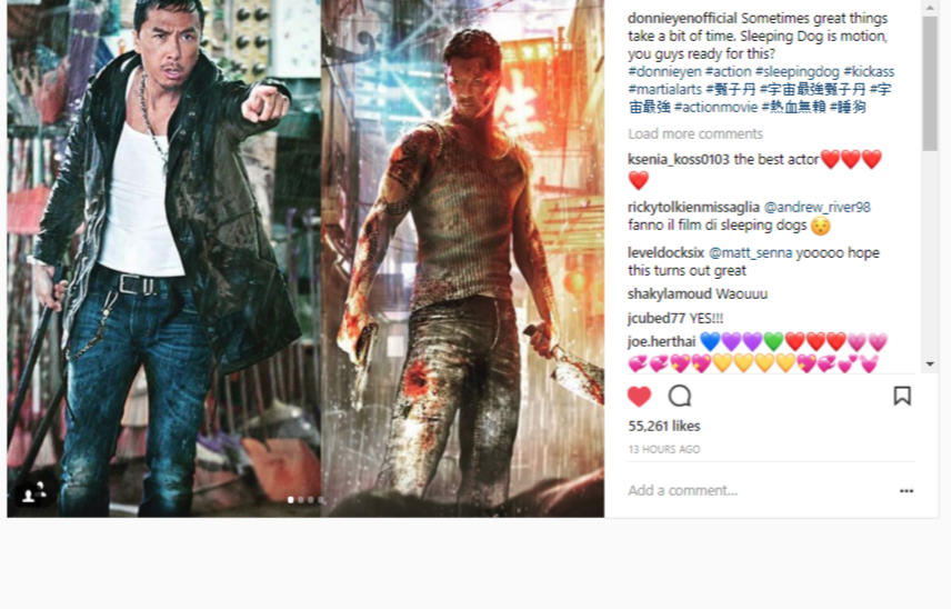 Donnie Yen confirms Sleeping Dogs film is in production – Destructoid