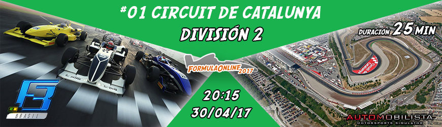 División 2 - #01 Circuit de Catalunya - Fórmula 3 C06a241d409c5f2a8e5daff33bb66287
