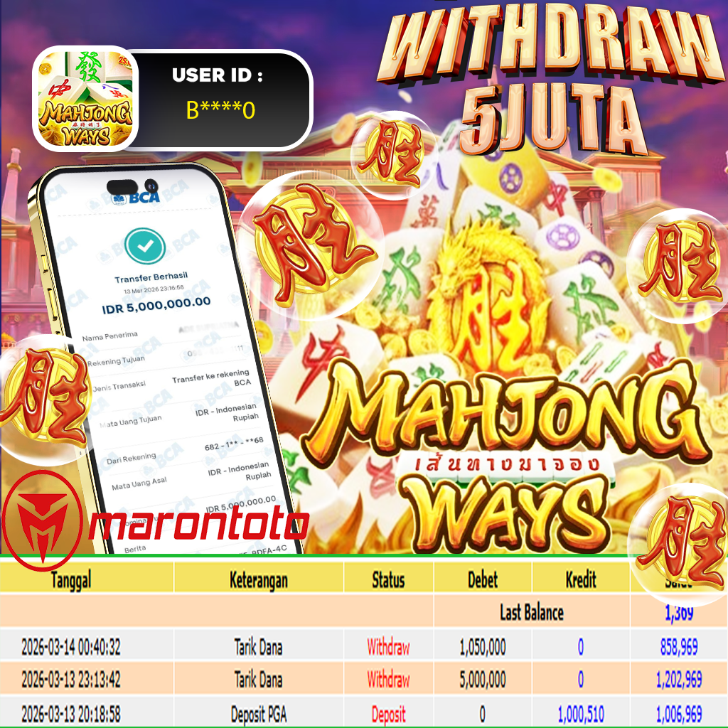 BUKTI JEPE SLOT GACOR DI MAHJONG WAYS  - PGSOFT 🀄️🀄️