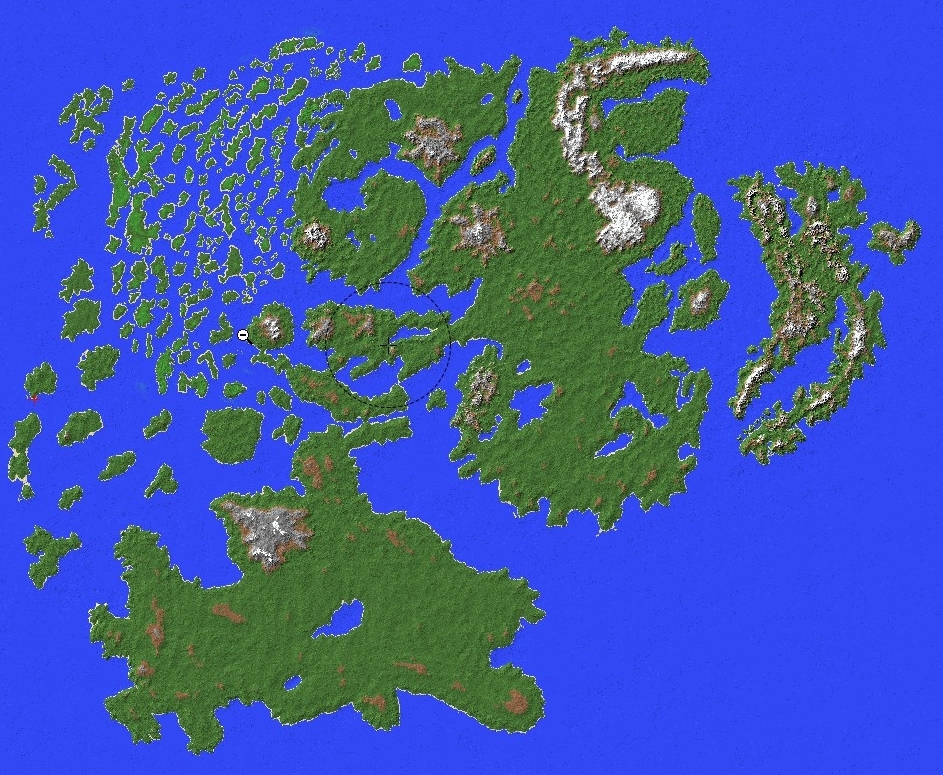 a world in progress Minecraft Map