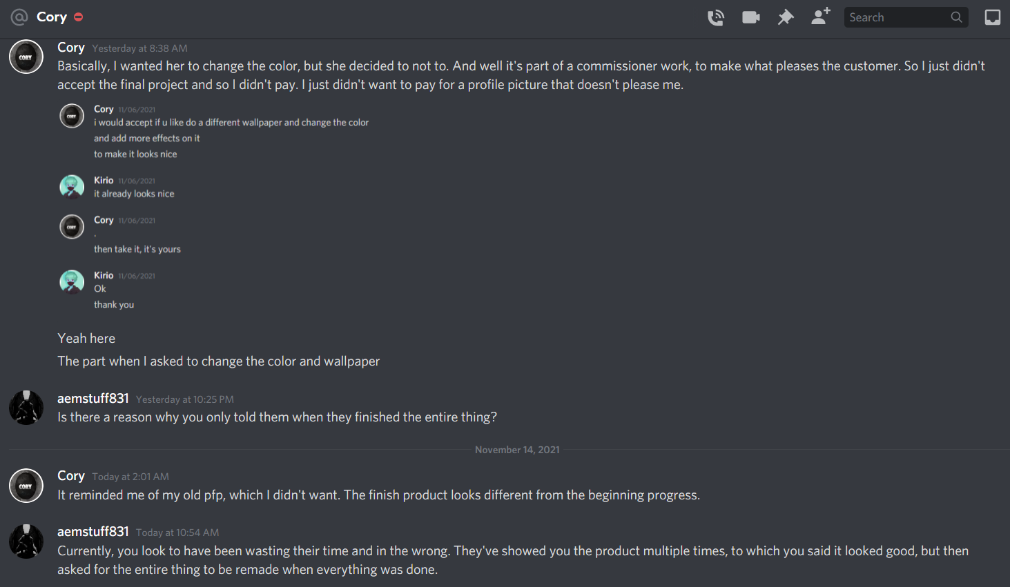 Evidence 1