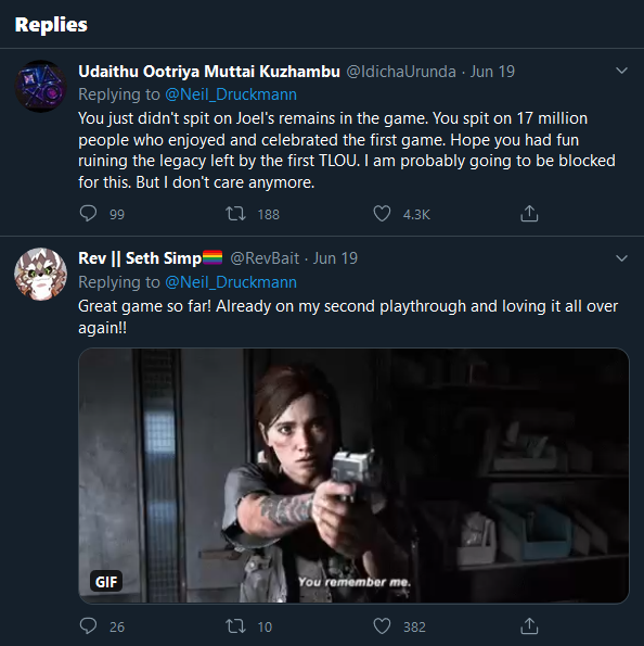 An actor compares TLOU2 to Schindler's List. Twitter does NOT like it. -  The Last of Us Part II - Giant Bomb