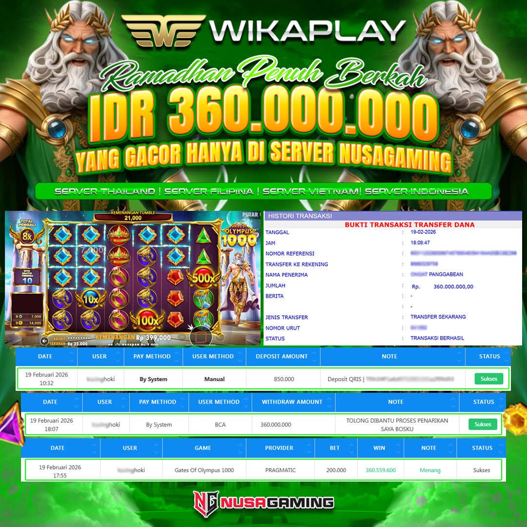 WIKAPLAY RAJA SLOT GACOR GAMPANG MENANG