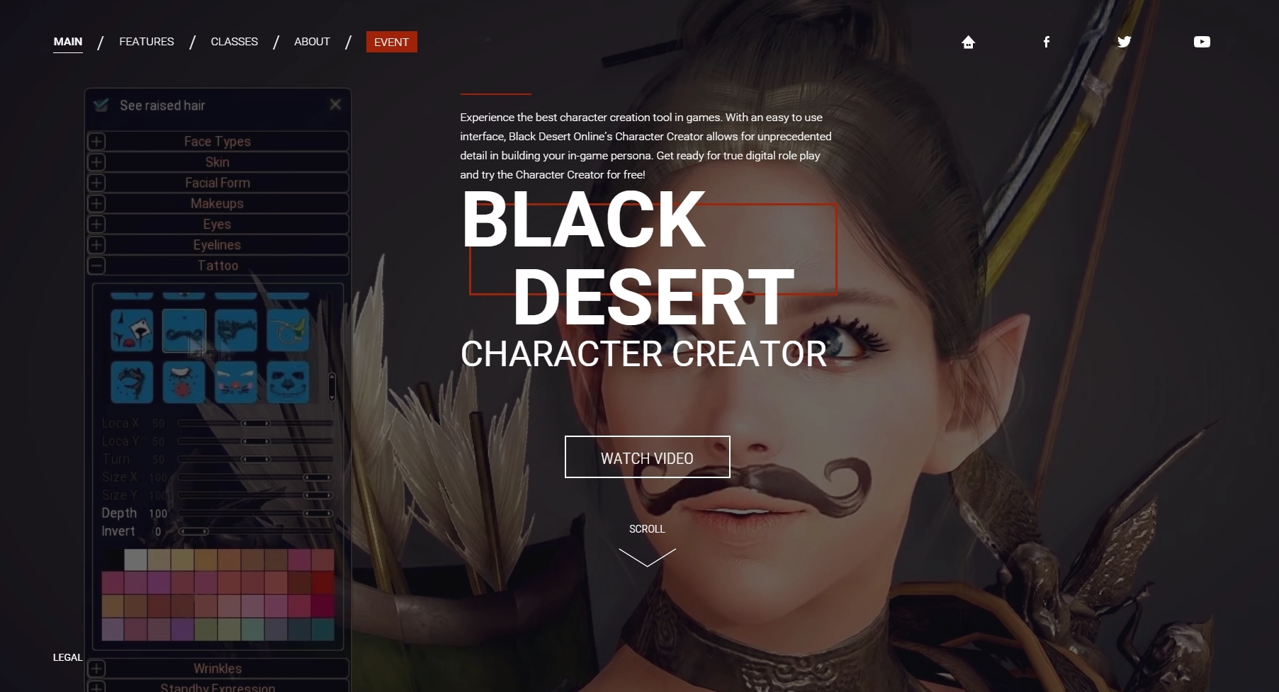 black desert character creator link black desert character creator link