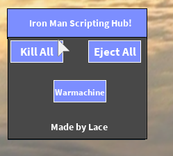 Release Iron Man Scripting Gui Eject All Kill All Free Warmachine - pictures of gui