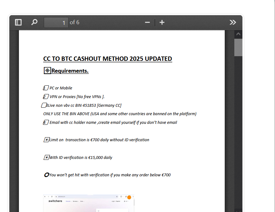 HOW TO CASHOUT CC TO BTC CASHOUT METHOD  📌Fresh-Method✅-High-Quality-PDF-✅Latest-