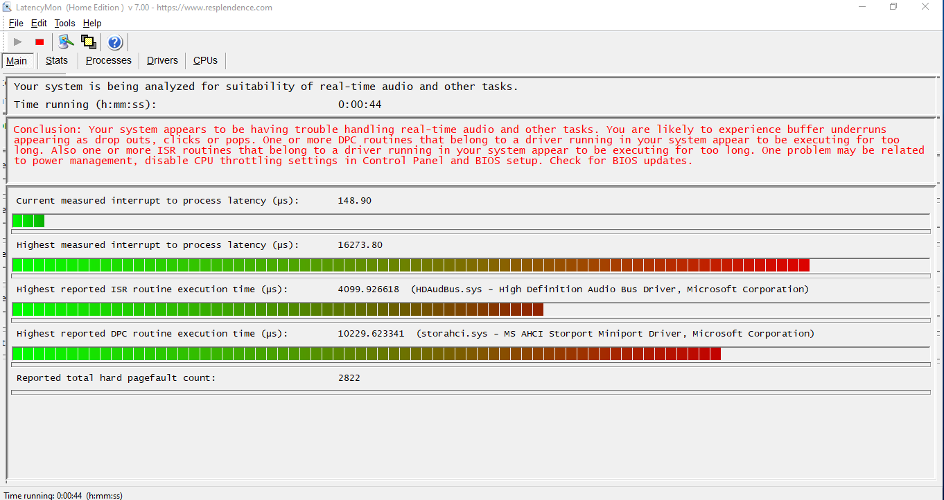 Windows 10 audio stuttering and video lag. r/techsupport