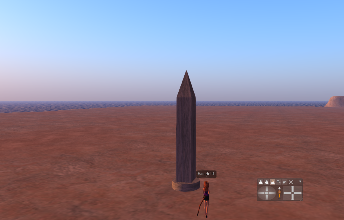 Completed spire, with a terrain texture applied