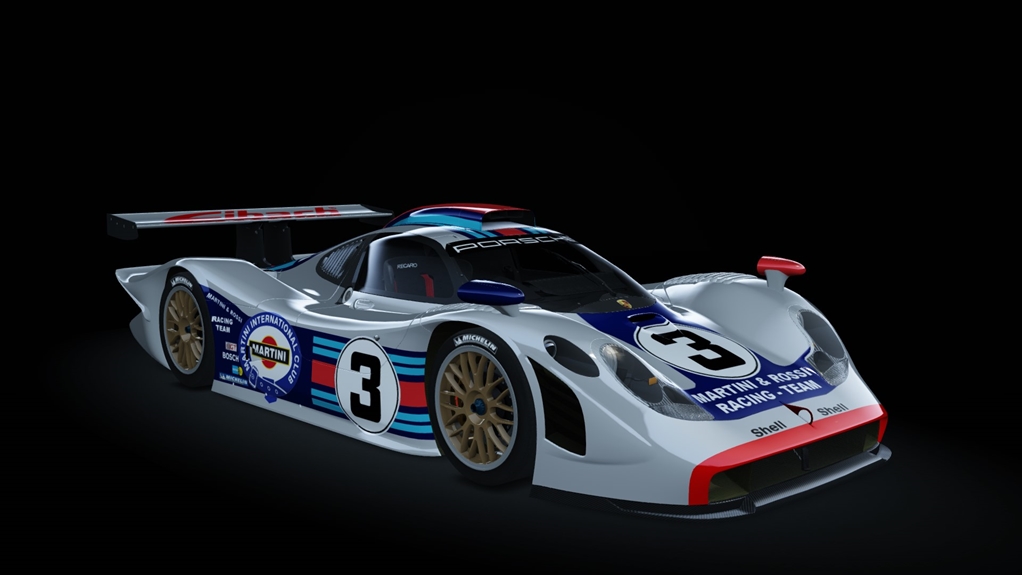 Porsche 911 GT1 1998- Martini | OverTake.gg (Formerly RaceDepartment)