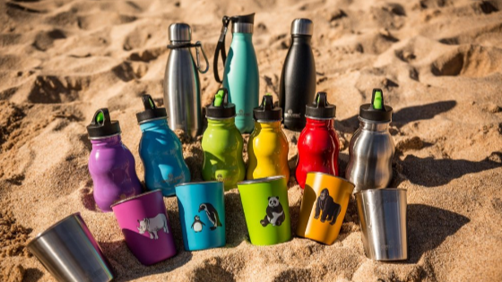 Encourage Kids Metal Water Bottles