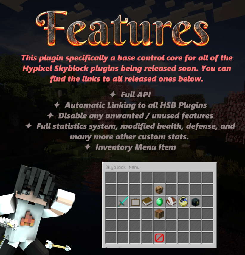 [FREE] ⚜️ Hypixel Skyblock ⚜️ BASE CORE Release BuiltByBit (MCMarket)