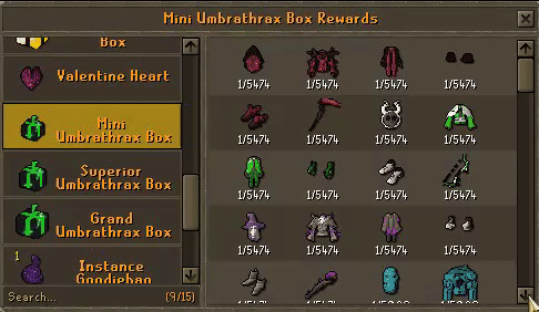 Mini Box Rewards