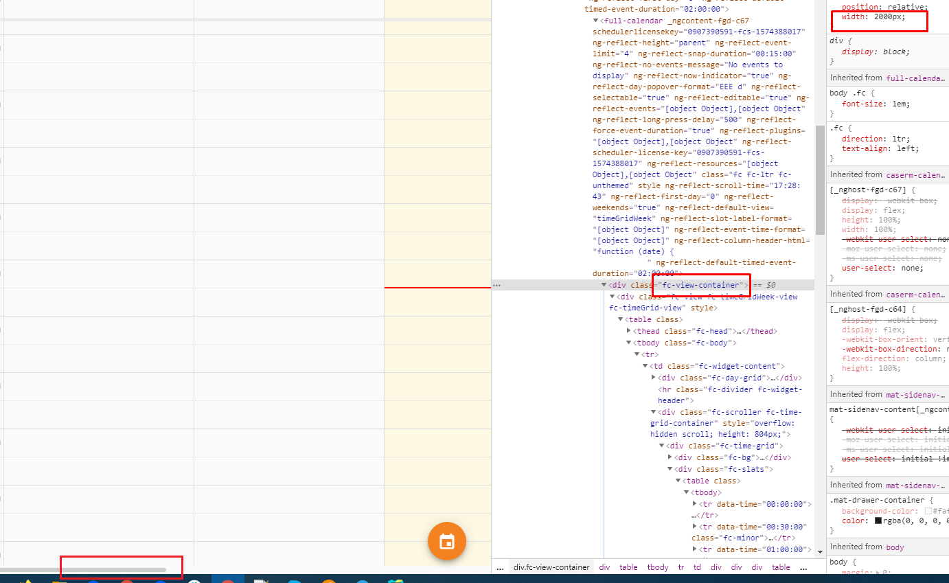 Setting the width of the table (horizontal scroll) · Issue 284