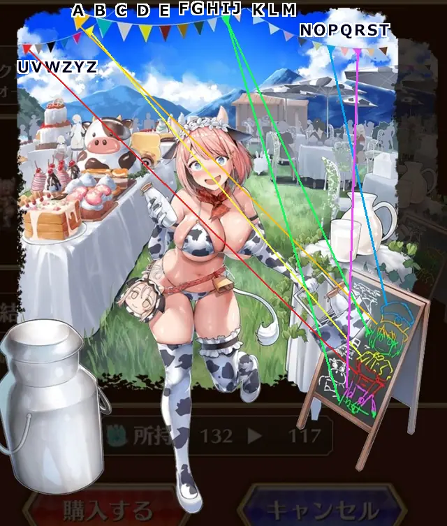 ズリニキのスキンに隠された暗号が解読される！天才的な観察眼を持つ王子現るの参考画像 - わんにゃんランド - アイギス攻略まとめ