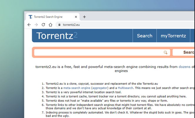 my torrentz2 search engine