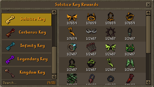Solstice Key and Chest