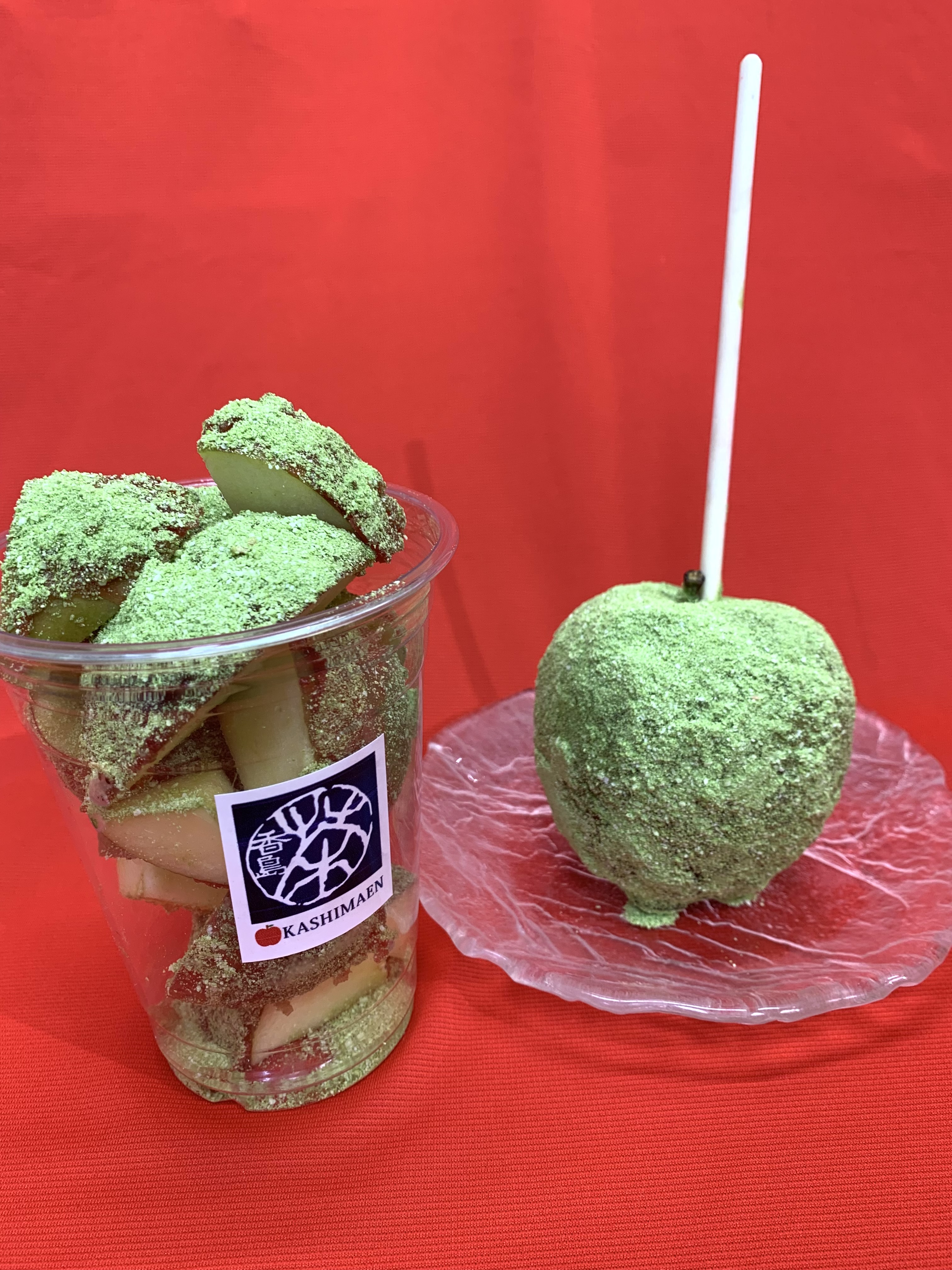イチ推し 「りんご飴フレーバー(抹茶ホワイトチョコレート)」