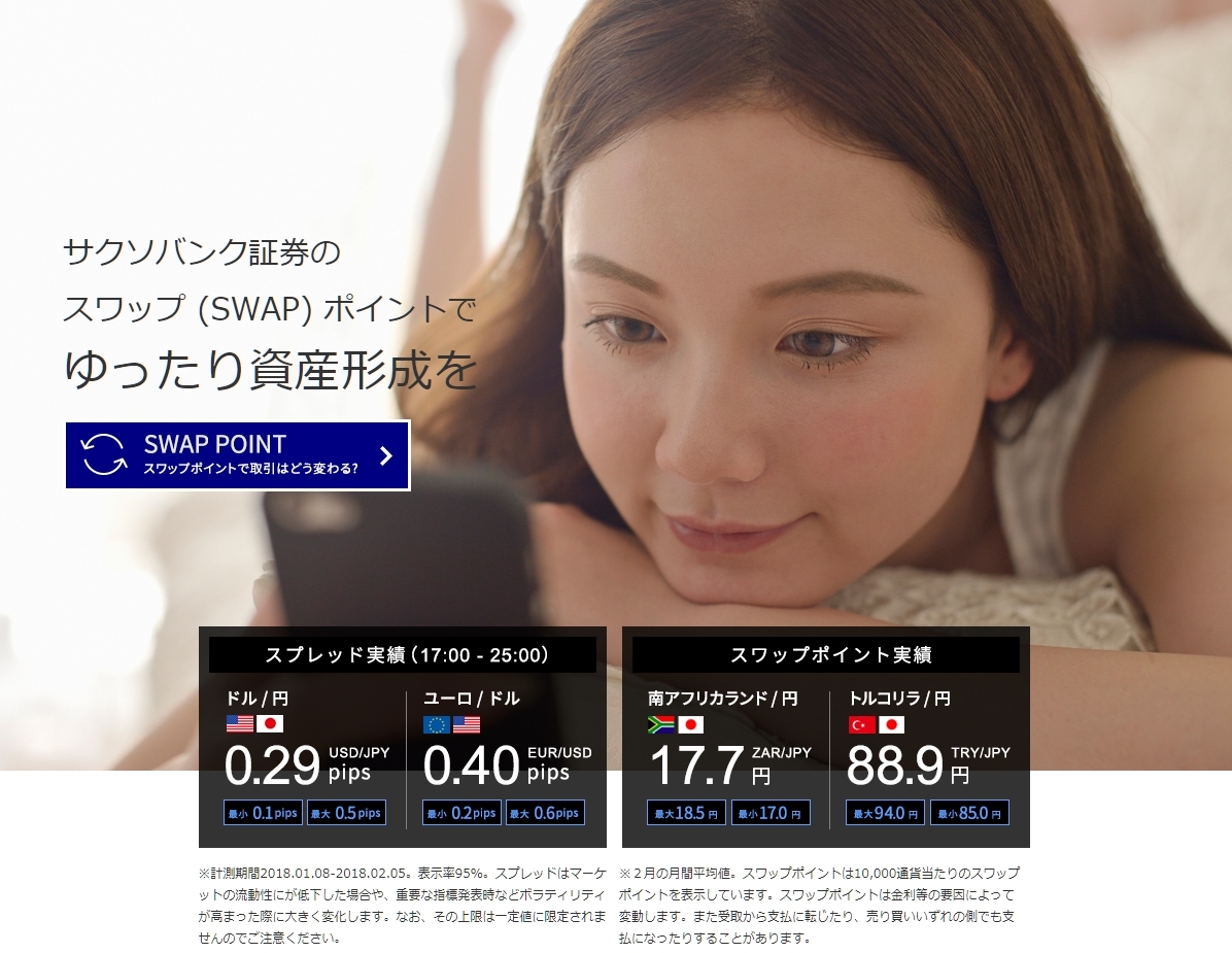 サクソバンク、口座開設ページ
