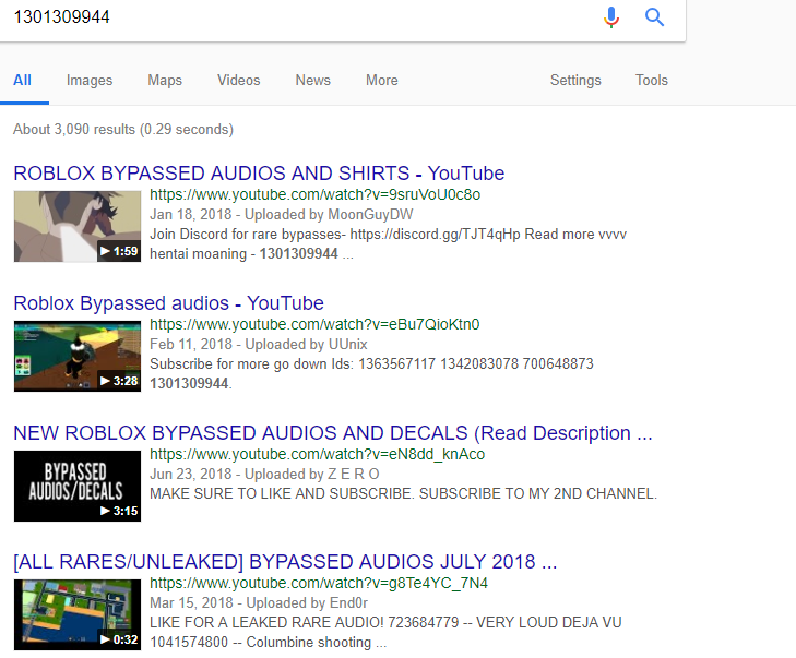 Roblox Bypassed Audio 2019 June